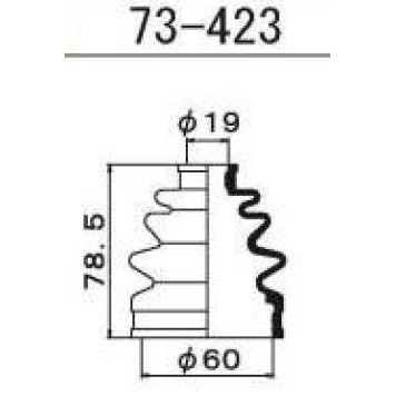 MARUICHI 71423 - пыльник ШРУСа FB2103-1