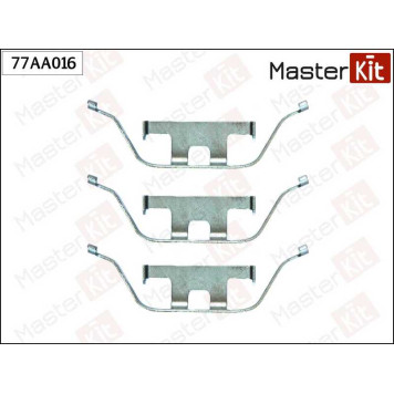 Комплект установочный тормозных колодок BMW 3(E46) 77ACL200 <b>MASTERKIT 77AA016</b>