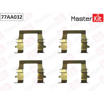 Комплект установочный тормозных колодок MITSUBISHI Montero 94-00 <b>MASTERKIT 77AA032</b>