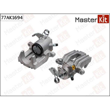 Суппорт тормозной зад. лев. Audi A3 (8L1) 1996 - 2006, Skoda OCTAVIA I (1U2) 1996 - 2010, VW BORA (1 <b>MASTERKIT 77AK1694</b>