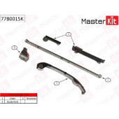 Комплект цепи грм Nissan Almera/Tino 1.5i-1.8i 16V QG15/QG18DE 00> без звездочек <b>MASTERKIT 77B0015K</b>