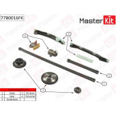 Комплект цепи грм NISSAN QASHQAI 2.0 MR20DE 07- <b>MASTERKIT 77B0016FK</b>