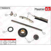 Комплект цепи грм MITSUBISHI PAJERO II 2.8TD V46W 4M40-T 94> <b>MASTERKIT 77B0083FK</b>