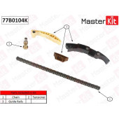 Комплект цепи грм VAG A3/BORA/GOLF IV/PASSAT/TRANSPORTER V BDB,BMJ,BUB,AQP,AUE,BDE 00- <b>MASTERKIT 77B0104K</b>