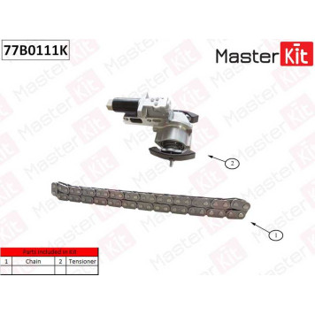 Комплект цепи распредвала Audi A4/S4,A6,TT, AGN,APG <b>MASTERKIT 77B0111K</b>