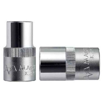 Головка 27мм 1/2" 6 гран. короткая МастерКлюч МК564027