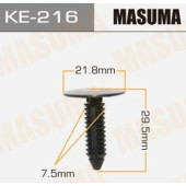 Клипса крепежная <b>MASUMA KE216</b>