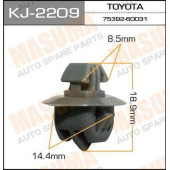 Клипса крепежная 2209-KJ <b>MASUMA KJ2209</b>