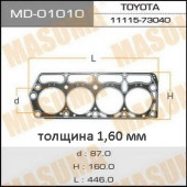Прокладка голов.блока 'Masuma' 2Y, 3Y (1/10) <b>MASUMA MD-01010</b>