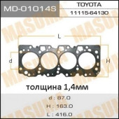 Прокладка голов.блока 'Masuma' 3с-T (1/10) <b>MASUMA MD-01014S</b>