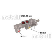 Главный тормозной цилиндр <b>METELLI 05-0846</b>