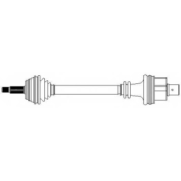 Приводной вал METELLI 17-0324