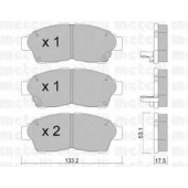 Колодки тормозные дисковые для TOYOTA CAMRY, CARINA E, CELICA, COROLLA, PICNIC, RAV 4 <b>METELLI 22-0149-0</b>