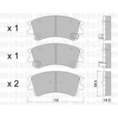 Колодки тормозные дисковые для MAZDA 6(GG,GY) <b>METELLI 22-0476-0</b>