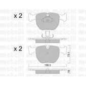 Колодки тормозные дисковые для BMW 5(E34,E39), 7(E38), X3(E83), X5(E53) <b>METELLI 22-0559-0</b>