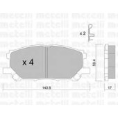 Колодки тормозные дисковые для LEXUS RX(GSU3#,MCU3#,MHU3#) <b>METELLI 22-0618-0</b>