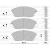 Колодки тормозные дисковые для HYUNDAI SANTA FE(CM,DM,SM) / KIA SORENTO(XM) / SSANGYONG KORANDO <b>METELLI 22-0787-0</b>