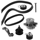 Ремень грм [130 зуб.,20mm] + ремень грм [ 58 зуб, 17mm] + водяной насос + 4 ролика + 1 болт <b>METELLI 30-0674-3</b>