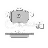 Колодки тормозные дисковые передний для AUDI 100(4A,C4), A6(4A,C4) <b>MEYLE 025 206 7619/W / MBP0031</b>