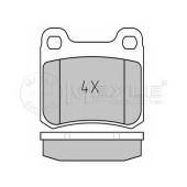 Колодки тормозные дисковые задний для MERCEDES (W124), 190(W201), C(W202), COUPE(C124), E(C124,S124,W124) <b>MEYLE 025 206 8715 / MBP0033</b>