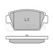 Колодки тормозные дисковые задний для MITSUBISHI COLT(C5#A), ECLIPSE(D2#A), GALANT(E1#A,E3#A), LANCER(C6#A,C7#A) <b>MEYLE 025 211 2514 / MBP0077</b>