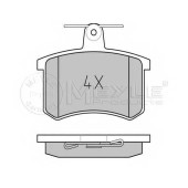 Колодки тормозные дисковые задний для AUDI 100, 200, 80, 90, A4, A6, A8, CABRIOLET, COUPE, QUATTRO, V8 / FIAT CROMA / LANCIA THEMA <b>MEYLE 025 211 4416 / MBP0082</b>