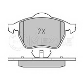 Колодки тормозные дисковые передний для AUDI A4(8D2,8D5,B5) / VW PASSAT(3B2,3B5) <b>MEYLE 025 216 2419 / MBP0164</b>