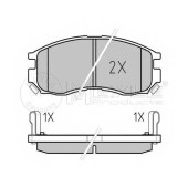 Комплект тормозных колодок, дисковый тормоз <b>MEYLE 025 216 4716/W</b>