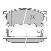 Колодки тормозные дисковые передний для MAZDA 323 F(BJ), 626(GE,GF,GW), FAMILIA(BJ), MX-6(GE), PREMACY(CP), XEDOS 6(CA) <b>MEYLE 025 217 5416/W / MBP0192</b>