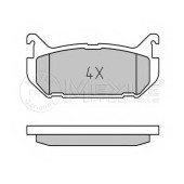 Комплект тормозных колодок, дисковый тормоз <b>MEYLE 025 217 6614</b>