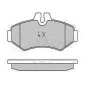 Колодки тормозные дисковые задний для MERCEDES G(W461, W463), SPRINTER(901, 902, 903, 904, 909) / VW LT(2, 2DA, 2DB, 2DC, 2DD, 2DE, 2DF, 2DH, 2DK) <b>MEYLE 025 230 2118 / MBP0246</b>