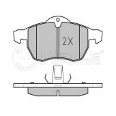 Колодки тормозные дисковые передний для OPEL ASTRA(F07#, F08#, F35#, F48#, F67, F69#, F70), ZAFIRA(A05, F75#, P12) <b>MEYLE 025 230 5719/W / MBP0249</b>