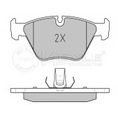 Колодки тормозные дисковые передний для BMW 3(E46), X3(E83), Z4(E85,E86) <b>MEYLE 025 231 8320 / MBP0282</b>