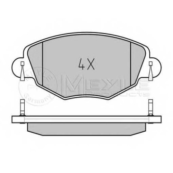 Колодки тормозные дисковые передний для FORD MONDEO(B4Y,B5Y,BWY) <b>MEYLE 025 232 7918 / MBP0309</b>
