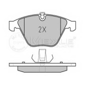 Колодки тормозные дисковые передний для BMW 1(E82), 3(E90,E92,E93), 5(E60,E61), 6(E63,E64), 7(E65,E66,E67) <b>MEYLE 025 233 4720 / MBP0326</b>