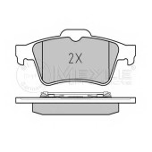 Колодки тормозные дисковые задний для NISSAN PRIMERA / RENAULT ESPACE, LAGUNA, MEGANE, VEL SATIS <b>MEYLE 025 234 8216 / MBP0357</b>