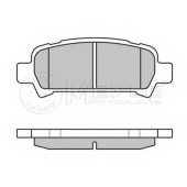 Колодки тормозные дисковые задний для SUBARU FORESTER(SF,SG), IMPREZA(GC,GD,GF,GFC,GG), LEGACY(BE,BH,BL,BP), OUTBACK(BE,BH,BL,BP) <b>MEYLE 025 235 7214/W / MBP0385</b>