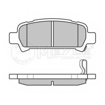 Колодки тормозные дисковые задний для SUBARU FORESTER(SF,SG), IMPREZA(GC,GD,GF,GFC,GG), LEGACY(BE,BH,BL,BP), OUTBACK(BE,BH,BL,BP) <b>MEYLE 025 235 7214/W / MBP0385</b>-2