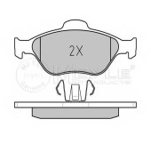 Колодки тормозные дисковые передний для FORD FIESTA, FUSION, KA, PUMA, STREET KA / MAZDA 121, 2 <b>MEYLE 025 236 0418 / MBP0403</b>