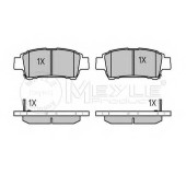 Колодки тормозные дисковые задний для TOYOTA AVENSIS(#ACM2#,#CLM2#), PICNIC(#XM10), PREVIA(ACR3#,CLR3#,MCR3#) <b>MEYLE 025 236 4616/W / MBP0409</b>