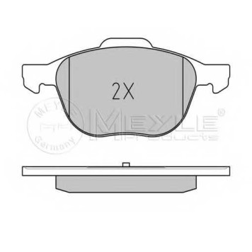 Колодки тормозные дисковые передний для FORD C-MAX, ECOSPORT, FOCUS, KUGA / MAZDA 3, 5 / VOLVO C30, C70, S40, V40, V50 <b>MEYLE 025 237 2318 / MBP0431</b>-1