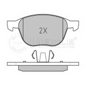 Колодки тормозные дисковые передний для FORD C-MAX, ECOSPORT, FOCUS, KUGA / MAZDA 3, 5 / VOLVO C30, C70, S40, V40, V50 <b>MEYLE 025 237 2318 / MBP0431</b>