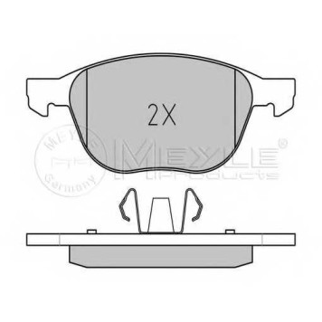 Колодки тормозные дисковые передний для FORD C-MAX, ECOSPORT, FOCUS, KUGA / MAZDA 3, 5 / VOLVO C30, C70, S40, V40, V50 <b>MEYLE 025 237 2318 / MBP0431</b>