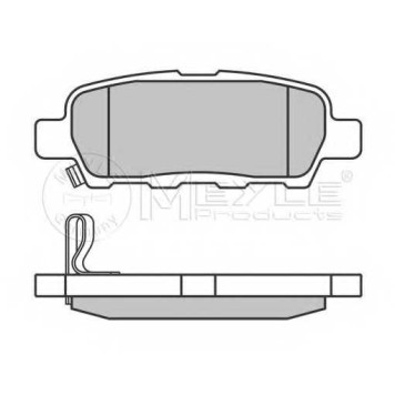 Колодки тормозные дисковые задний для INFINITI FX, G / NISSAN CUBE, MURANO, QASHQAI, TIIDA, X-TRAIL / RENAULT KOLEOS <b>MEYLE 025 238 7114/W / MBP0462</b>-1