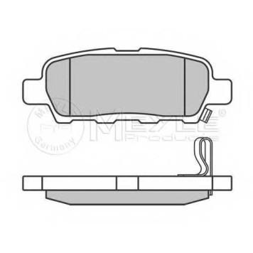 Колодки тормозные дисковые задний для INFINITI FX, G / NISSAN CUBE, MURANO, QASHQAI, TIIDA, X-TRAIL / RENAULT KOLEOS <b>MEYLE 025 238 7114/W / MBP0462</b>-2