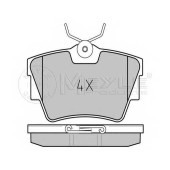 Колодки тормозные дисковые задний для NISSAN PRIMASTAR(X83) / OPEL VIVARO(E7,F7,J7) / RENAULT TRAFIC(EL,FL,JL) <b>MEYLE 025 239 8017 / MBP0491</b>