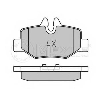 Колодки тормозные дисковые задний для MERCEDES VIANO(W639), VITO(W639) <b>MEYLE 025 240 0817 / MBP0501</b>