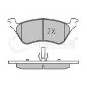 Колодки тормозные дисковые задний для CHRYSLER VOYAGER(RG,RS) <b>MEYLE 025 240 3616/W / MBP0508</b>
