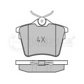 Колодки тормозные дисковые задний для CITROEN C5(RD#,TD#) / PEUGEOT 407(6C#,6D#,6E#) <b>MEYLE 025 241 3517 / MBP0530</b>