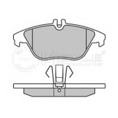Колодки тормозные дисковые задний для MERCEDES C(C204,S204,W204), E(A207,C207), GLK(X204) <b>MEYLE 025 242 5317 / MBP0548</b>